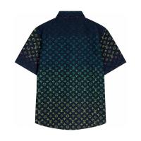 ราคา NewLOU เสื้อเชิ้ตแขนสั้นพิมพ์ลายดอกไม้สีรุ้งสำหรับผู้ชายเสื้อเชิ้ตแขนสั้นพิมพ์ลายดอกไม้สีรุ้งไล่ระดับสีดีไซน์เท่สุดๆเสื้อผ้าลำลองกีฬาแขนสั้นเรียบง่ายอเนกประสงค์สวมใส่สบายทันสมัย (21281320157)