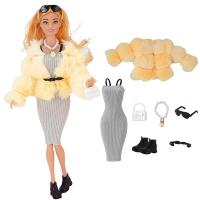 ราคา ชุดเสื้อผ้าฤดูหนาวหลากสีสำหรับตุ๊กตาบาร์บี้ชุดเดรสโค้ทขนสัตว์เข็มขัดรองเท้ากระเป๋าสร้อยคอแว่นตากันแดด1 6ตุ๊กตา (21187167941)