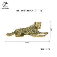 ราคา รูปปั้นเสือหมอบสีบรอนซ์แบบโบราณของ Lihuabo11ชุดชาขนาดเล็กของตกแต่งตั้งโต๊ะงานหัตถกรรมการตกแต่งบ้านโชคดีรูปแกะสลักราชาสัตว์ (20822475223)