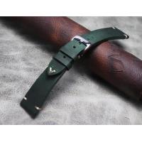 ราคา 2023 CXP 时尚4 Handmade 21mm22mm genuine leather 20mmx16mm Adventure Oyster Water Ghost retro green crazy horse leather quick release strap (20658422755)