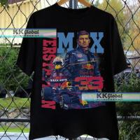 ราคา T shirt เสื้อ Max Verstappen ของวินเทจ 90s เสื้อ Formula One เสื้อยืดกราฟิกคลาสสิก 90s ไม่จำกัดเพศ เสื้อยืด Bootleg วินเทจ (20613693030)