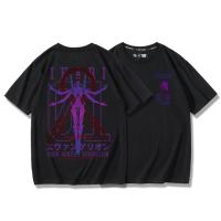 ราคา EVA Neon Genesis Evangelion First Unit 01 อะนิเมะผ้าฝ้ายพิมพ์เสื้อยืดแขนสั้นผู้ชาย อนิเมะพิมพ์ลาย (20534738029)