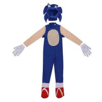 ราคา Anime Sonic The Hedgehog Costume Kids Game Hedgehog Play Jumpsuit Halloween Cosplay Suit Send White Gloves Accessories (20487054323)