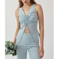 ราคา PATVARIN23 CHLOE SATIN TOP เสื้อแขนกุดผูกหน้า (20155503244)