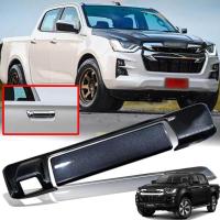 ราคา ครอบมือเปิดฝาท้าย ครอบมือเปิดท้ายกระบะ เว้ากล้อง รุ่น อีซูซุ ดีแม็กซ์ ISUZU D MAX DMAX ปี 2020 2021 สีเทาห้าง 2 ชิ้น (10348254482)
