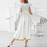 ราคา เครื่องแต่งกายวันฮาโลวีนสำหรับเด็กเครื่องแต่งกายวันฮาโลวีนชุดฮัลโลวีนเด็กผู้หญิงสำหรับเด็กเด็กผู้ชายเด็กผู้หญิงชุดฉลองเทศกาลคริสตจักรเจ้าหญิงกรีกชุดเต้นรำพิธีสวดคอเสื้อสีทองชุดปาร์ตี้นักเต้นคอสเพลย์ (