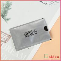 ราคา Golden ซองอลูมิเนียมใส่บัตรเครดิต กระเป๋าใส่บัตร กันขโมยข้อมูล RFID กันขโมย ปลอกการ์ดฟอยล์ ซองใส่บัตรปชช bank card case (14247691823)