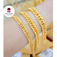 ราคา ข้อมือ เลทลายก้างปลา มีน้ำหนัก1 3บาท งานสวยตามรูป (19355314966)