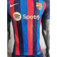 ราคา In Stock 22 23 Barcelona Home Player Issue Jerseys Football Shirt MESSI No 10 printed any nameset (19808303460)