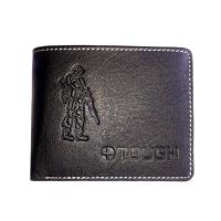 ราคา TOUGH กระเป๋าสตางค์ใบ2พับใส่แบงก์2ช่องใส่บัตร10ช่องมีช่องผซิปใส่เหรียญ หนังแท้ รุ่น B 55525 8 สีดำ (100186049)