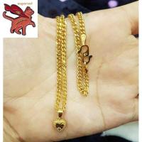 ราคา ทองอิตาลี 18k สร้อยคอหุ้มทอง จี้รัก น้ำหนักทอง 0 45 กรัม ทองคำแท้ 96 5 ยาว18นิ้ว ขายได้ จำนำได้ ชุบทอง100 งานฝีมือจากช่างเยาวราช (21074765549)