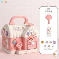 ราคา TEMI บ้านเห็ดน่ารักกระปุกออมสินเด็กกระปุกหยอดเหรียญการ์ตูนนักเรียนของขวัญ Box Penyimpan Uang กุญแจ Kids Toys ของเล่นแกล้งเด็ก (20826465200)