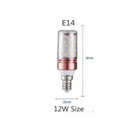 ราคา โคมไฟ E27 E14 AC 220V LED 12W โคมไฟสีแดงสีน้ำเงินสีเขียวสีชมพูสีม่วงสีเหลืองโคมไฟระย้าหลอดไฟข้าวโพด (16159019765)