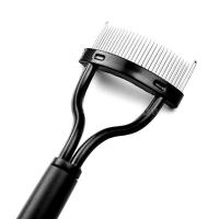 ราคา ecmallshow Eyelash Comb Brush Curler Mascara Applicator Stainless Steel Pins ABS (15406105709)