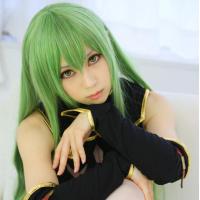 ราคา Code Geass C C CC จักรพรรดินี100เซนติเมตร39 สีเขียวยาวตรงอะนิเมะคอสเพลย์วิกผมตาข่ายคลุมผม (14309097010)