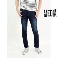ราคา กางเกงยีนส์ ยืด ผู้ชาย ทรงกระบอกเล็ก MEDIA JEANS SN SS35 (9455595285)