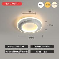 ราคา โคมไฟเพดานทันสมัยสำหรับห้องครัวห้องนั่งเล่นทองสีดำ Led ไฟติดเพดานสำหรับทางเดินห้องนอนสีขาวโคมไฟระเบียงโคมไฟ (8065555334)