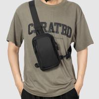 ราคา Mobile phone bag mens crossbody bag sports small shoulder bag casual shoulder bag vertical mens small bag 2023 new chest bag SSY (20568844636)
