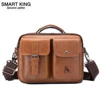 ราคา สมาร์ทคิงใหม่สำหรับผู้ชายหนังวัวแท้กระเป๋าสะพายไหล่ธุรกิจสบายๆความจุขนาดใหญ่C Rossbody R Etroมัลติฟังก์ชั่Messenger (707320549)