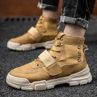 ราคา CODddngkw3 Martin bootsSpot Mens High Boots Men Desert Tactical Military Boots Working Safty Army Combat Boots Militares Shoes Boots (19674641404)