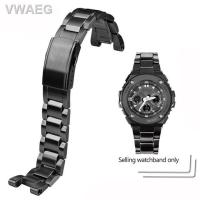 ราคา สายรัดข้อมือสแตนเลสสตีลสำหรับ Casio ซีรีส์ GST GST B100 410 W100 S110 GST 210 GST W300 (19670333610)