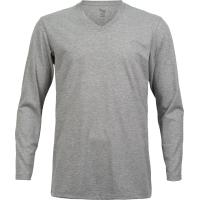 ราคา เสื้อยืดแขนยาว คอวี ผ้าฝ้ายแท้ 100 นุ่ม สบาย ไม่ย้วย (16441422973)