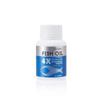 ราคา น้ำมันปลา 4 เอ็กซ์ Fish Oil 4X Giffarine 1000 มก 30 แคปซูล บำรุง สมอง ความจำ ข้อ เสื่อม อักเสบ อาหารเสริม กิฟฟารีน ส่งฟรี Bann vitamin d (7088938185)