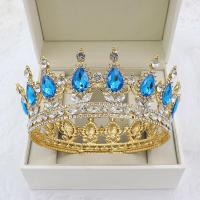 ราคา รอบมงกุฎเจ้าสาว Baroque rhinestone มงกุฎเจ้าสาว tiara ชุดแต่งงานอุปกรณ์เสริมมงกุฎความงามมงกุฎราชินี (21273103292)