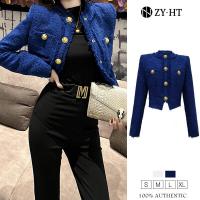 ราคา ZY HT EraVogue เสื้อคลุมสูท เสื้อสูทผ้าผู้ญิง เสื้อสูทสั้น เสื้อสูทแฟชั่น เสื้อสูทเพชร แขนยาว เสื้อสูททำงาน เสื้อสูทไฮโซ 6125 (21268499630)