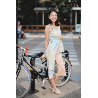 ราคา n nopjira smith Jumpsuit จั๊มหมีสายเดี่ยวกราฟิก สีพีช เหลือง (1790764954)