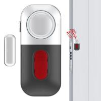 ราคา Outdoor Alarm Sensor 125dB Portable Door Magnetic Alarm for Home Energy Saving Personal Security Window and Door Alarm Eco Friendly Wireless Door Alarm Sensor for Home Security carefully (20350866087)