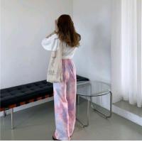 ราคา กางเกง Hot กางเกงมัดย้อม กางเกงยีนส์ กางเกงฮานาโกะ กางเกงลายเรนโบว์ ขายาว รุ่น G27369 และอื่นๆ มีให้เลือกหลายสี 3 แบบ สีชมพู ขาว ดำ น้ำเงิน ยีนส์ ทรงหลวมใส่สบาย กางเกงผ้าคอตตอน ลดราคา 59 เหลือ 99 399 