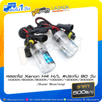 ราคา หลอดไฟ Xenon H4 H L 4300K 30000K (15033256319)