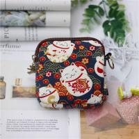 ราคา Japanese lucky cat small wallet short Korean version cute small fresh coin purse female mini student coin storage bag (17199015941)