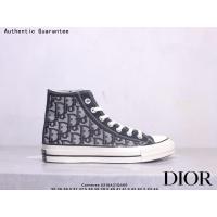 ราคา คริสเตียน ดิออร์ Authentic Christian Dior แท้ Designer Collaboration Dior X Converse Chuck Taylor All Star 1970s Hi Sneakers แบรนด์หรู รองเท้ากีฬา รองเท้าเที่ยวเขา รองเท้าบาส รองเท้าวิ่งคุณภาพดี (2100