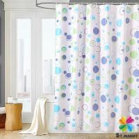 ราคา ม่านกั้นห้องน้ำ ม่านกันน้ำ ม่านพลาสติก shower curtain (15695853743)