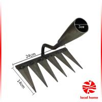 ราคา Local home ฟันคราดหญ้า คราดเหล็ก คราดหญ้า คราดทำสวน มีดจอบ คาดหญ้า คาดหญ้าเหล็ก 6 ฟัน 5 ฟัน 4 ฟัน hoe (19194012157)