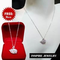 ราคา INSPIRE JEWELRYจี้หงส์เพชรCZ พร้อมสร้อยคอ และกล่องกำมะหยี่ งานswarovski เพชรสังเคราะห์ งานดูแพง เพชรเล่นแสงดีมาก งานชุปทองคำขาว ความวาวเทียบเท่าเพชรแท้ มีน้ำเพชรเหมือนจริง งานจิวเวลลี่ หรูหรา สง่างาม 