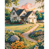 ราคา SDOYUNO ภาพวาดตกแต่งโดยตัวเลขภาพวาดสีอะคริลิคภาพวาดทิวทัศน์เขตข้อมูลดอกไม้ภาพวาดภายในของขวัญส่วนบุคคล (20085974931)