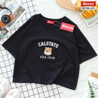 ราคา B2780 เสื้อครอปปักอก CALSTATE USA (19120279987)