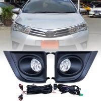 ราคา ไฟตัดหมอก ไฟสปอร์ตไลท์ รุ่น โตโยต้า โคโรล่า อัลติส TOYOTA COROLLA ALTIS ปี 2014 2016 พร้อมครอบ สีดำด้าน และชุดสายไฟ 1 ชุด (6211090896)