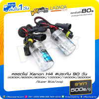 ราคา หลอดไฟ Xenon H4 4300K 30000K (15033437350)
