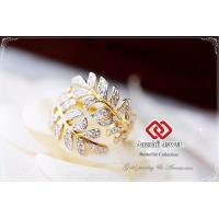 ราคา แหวนใบมะกอก ประดับเพชร CZ เสริมการงาน การเงิน Lucky Ring แหวนทอง แหวนเพชร เสริมโชคลาภ แหวนพลอย เสริมดวง แหวนผู้หญิง แหวน เรียกทรัพย์ (586598003)