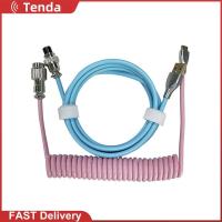 ราคา แป้นพิมพ์กลไก Aviator สายเคเบิ้ลขด Type C USB การบินเชื่อมต่อสายสปริงเดสก์ท็อปตกแต่งคอมพิวเตอร์ชุดสายชาร์จอุปกรณ์เสริม (11540018013)