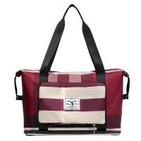 ราคา กระเป๋าเดินทางพับได้ ความจุใหญ่กระเป๋าเดินทางลายสก็อตความจุขนาดใหญ่แบบพับได้ (21296945270)