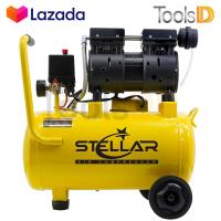 ราคา STELLAR ปั้มลมออยล์ฟรี ปั๊มลม OIL FREE 800W ปั้มลม 30 ลิตร รุ่น STR 30L Air Compressor 30L (8168390120)