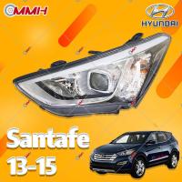 ราคา Hyundai Santafe IX45 13 14 15 ไฟหน้าสำหรับ ไฟหน้า โคมไฟหน้า ไฟหน้า โปรเจค เตอร์ โคมไฟหรถยนต์ เลนส์กระจก headlamp headlight front light lens (19966033888)