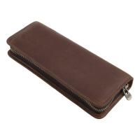 ราคา เคสปากกาหนังสวยกระเป๋าดินสอแบบพกพามีช่องใส่ปากกายืดหยุ่นหลายช่องซิปกระเป๋าดินสอของขวัญวันเกิดสำหรับผู้ชายผู้หญิง (19729109400)