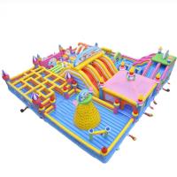 ราคา Custom inflatable happy trampoline castle big inflatable tent trampolinebounce inflatable for children trampoline (19226938665)