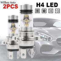 ราคา ฉนวนกันความร้อนสูง12V ฉนวนสองชั้น H4แรงดันไฟฟ้า12V 2ชิ้น100W 3030 20smd Led ไฟส่องสว่างในรถไฟตัดหมอกหลอดไฟฮาโลเจนรถยนต์ไฟสปอร์ตหลอดไฟไฟหน้ารถยนต์อายุการใช้งานไฟตัดหมอก100000ชั่วโมงติดตั้งง่าย (2040426